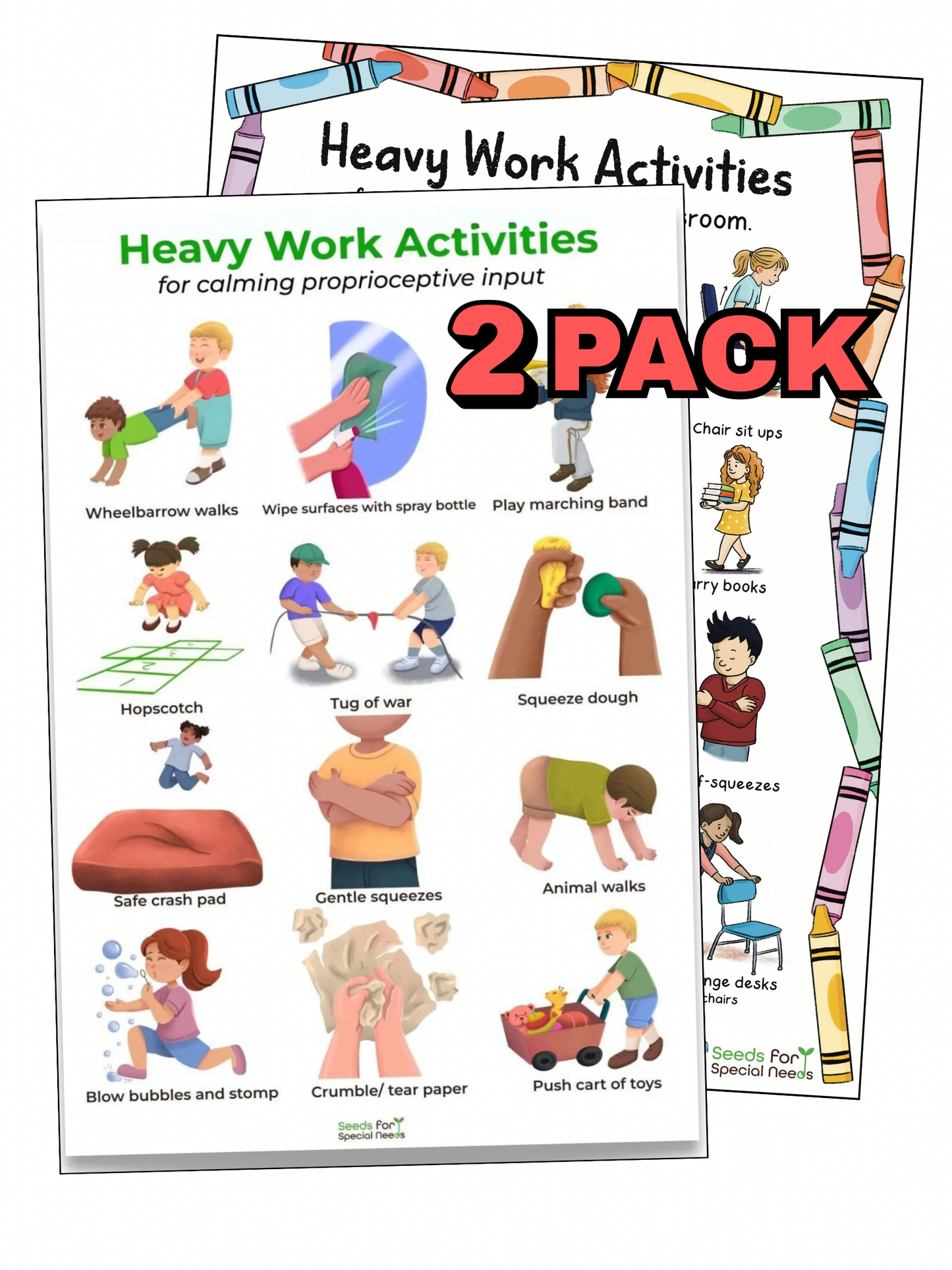 PDF 2-Pack Digital Bundle : Heavy Work Posters