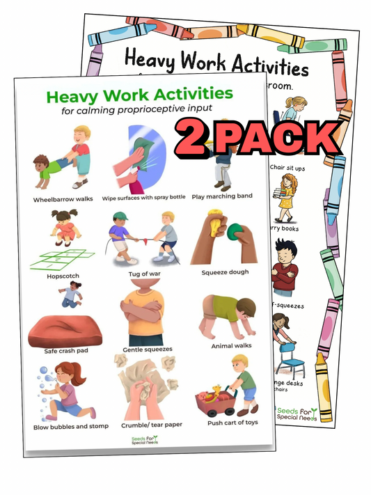 2-Pack Bundle : Heavy Work Posters
